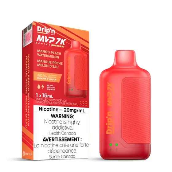 Drip'n MVP 7K - Mango Peach Watermelon | Vape Cloud Canada