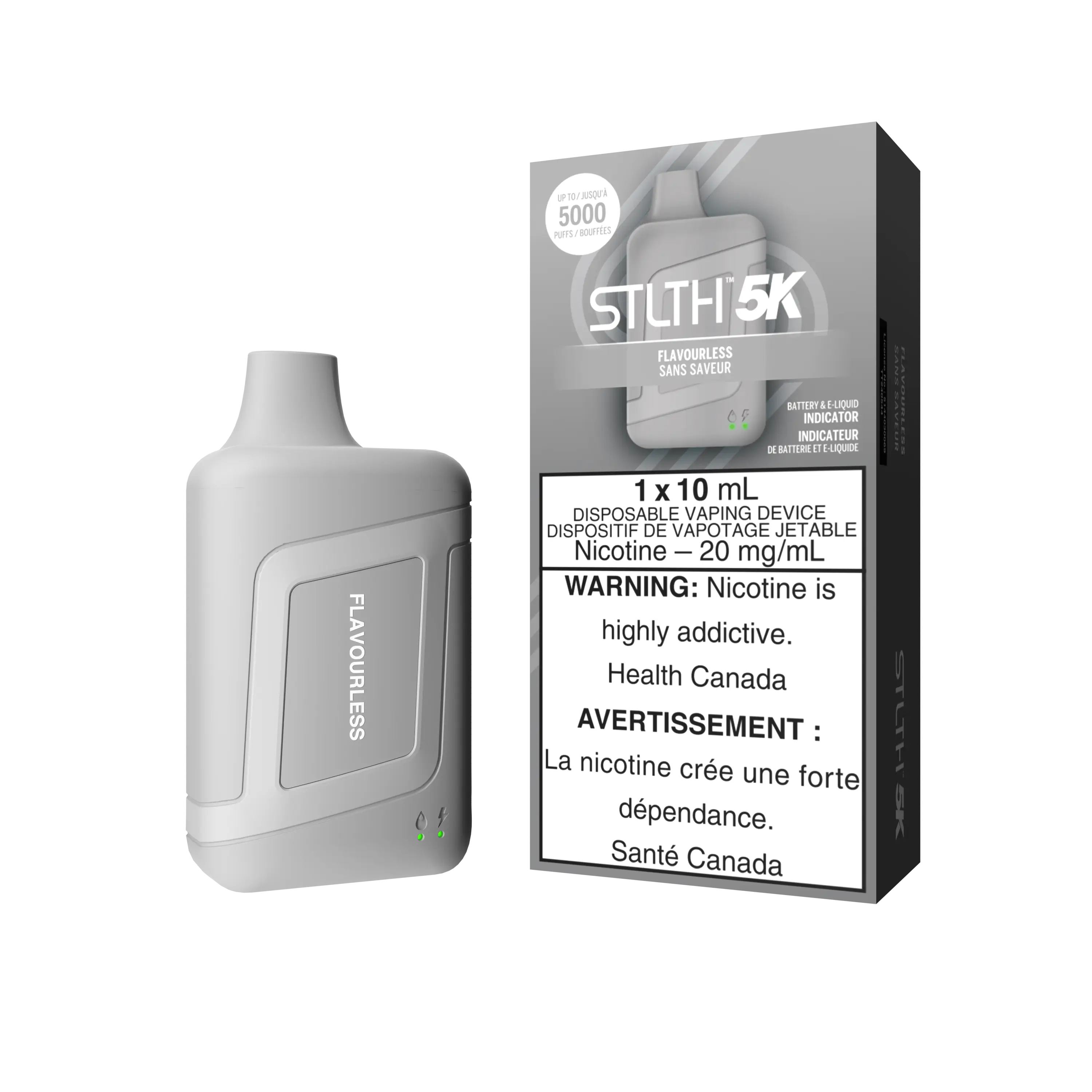 Flavorless STLTH 5K – Disposable Vape *ONLINE CLEARANCE SALE ONLY*