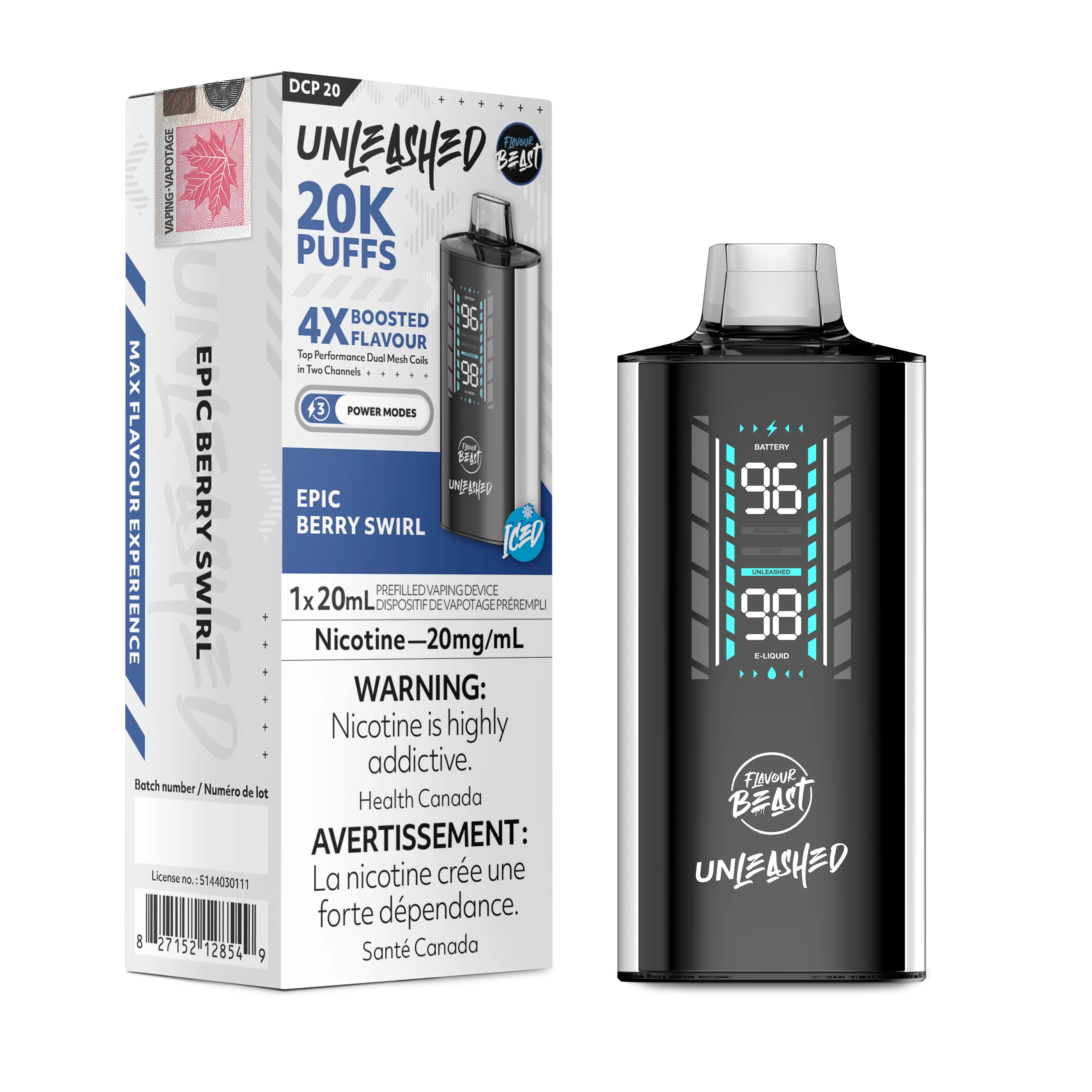 Flavour Beast - DCP Unleashed 20k | Vape Cloud Canada - Image 13
