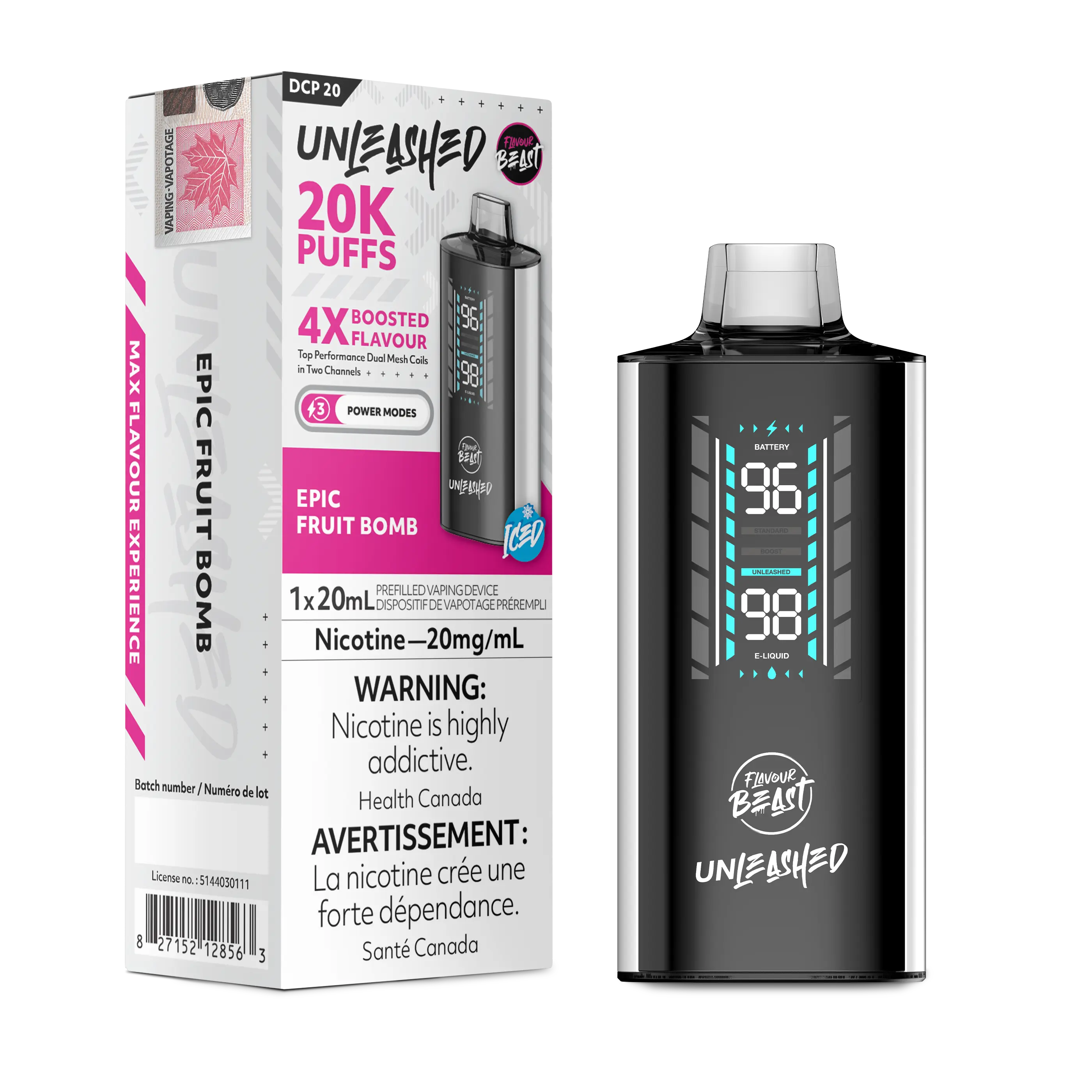 Flavour Beast - DCP Unleashed 20k | Vape Cloud Canada - Image 15