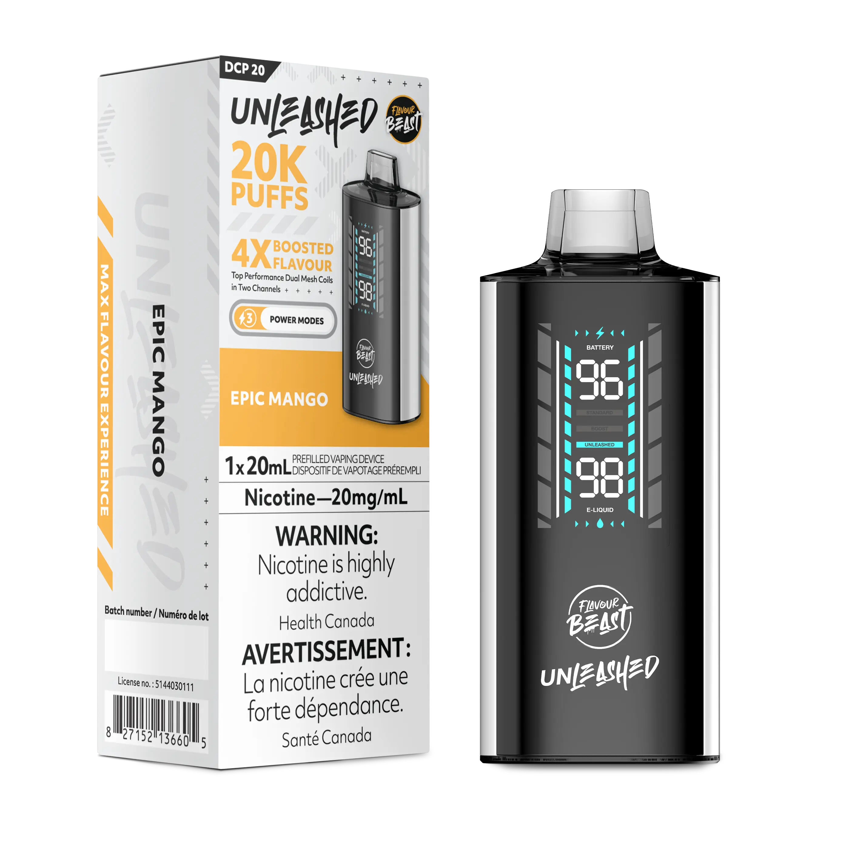 Flavour Beast - DCP Unleashed 20k | Vape Cloud Canada - Image 7