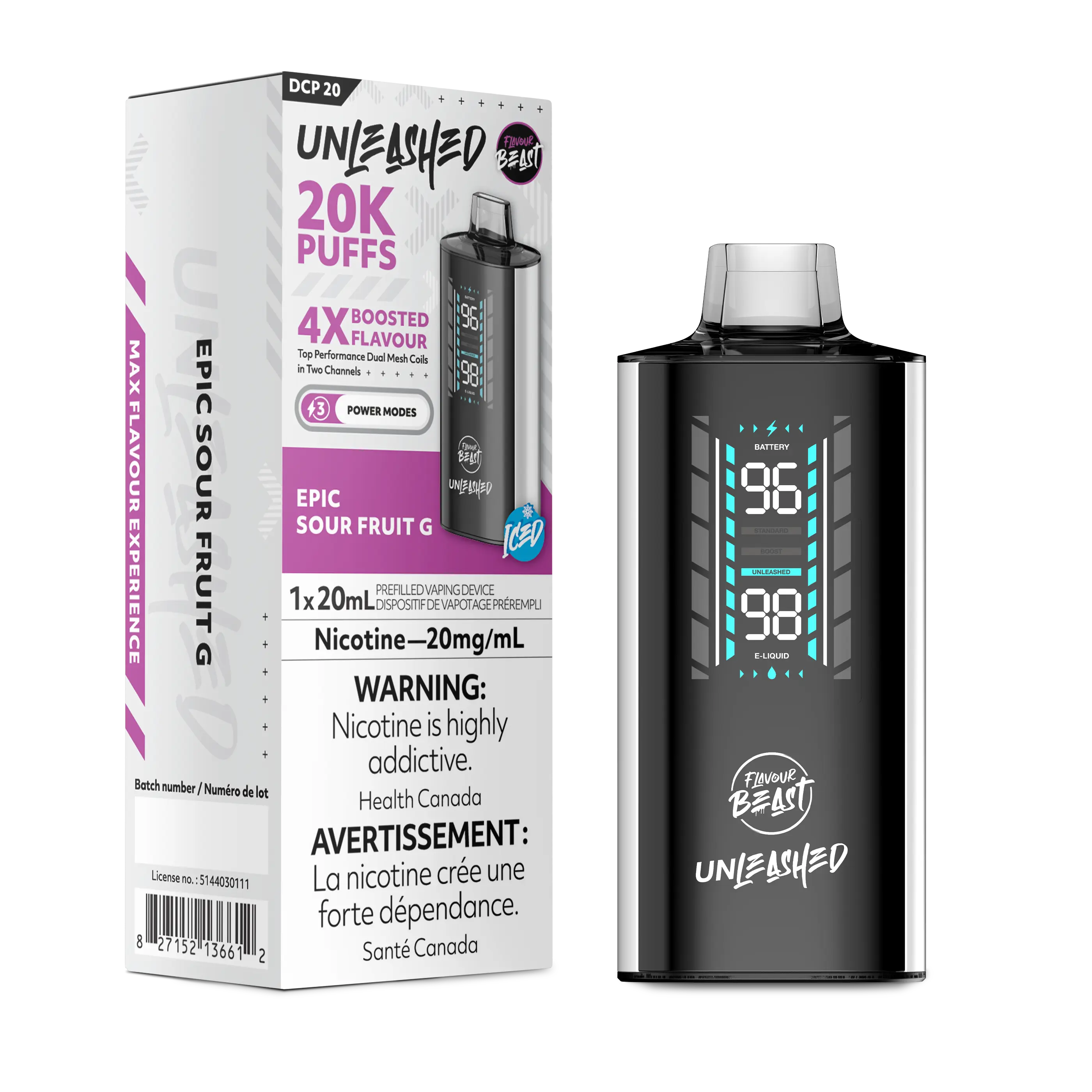 Flavour Beast - DCP Unleashed 20k | Vape Cloud Canada - Image 8