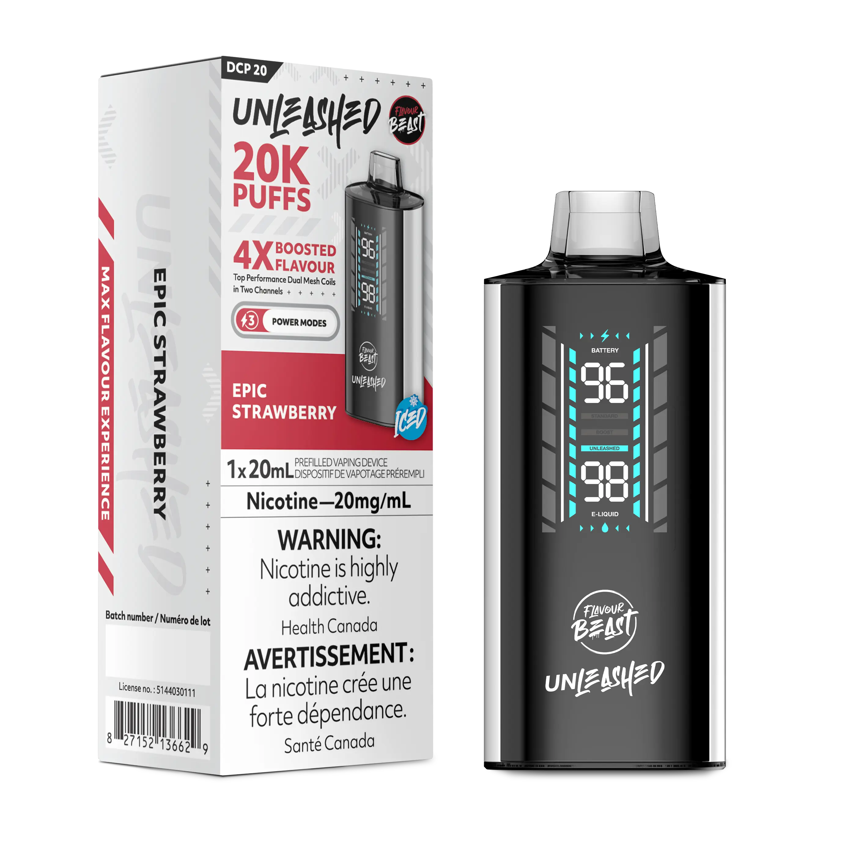 Flavour Beast - DCP Unleashed 20k | Vape Cloud Canada - Image 9