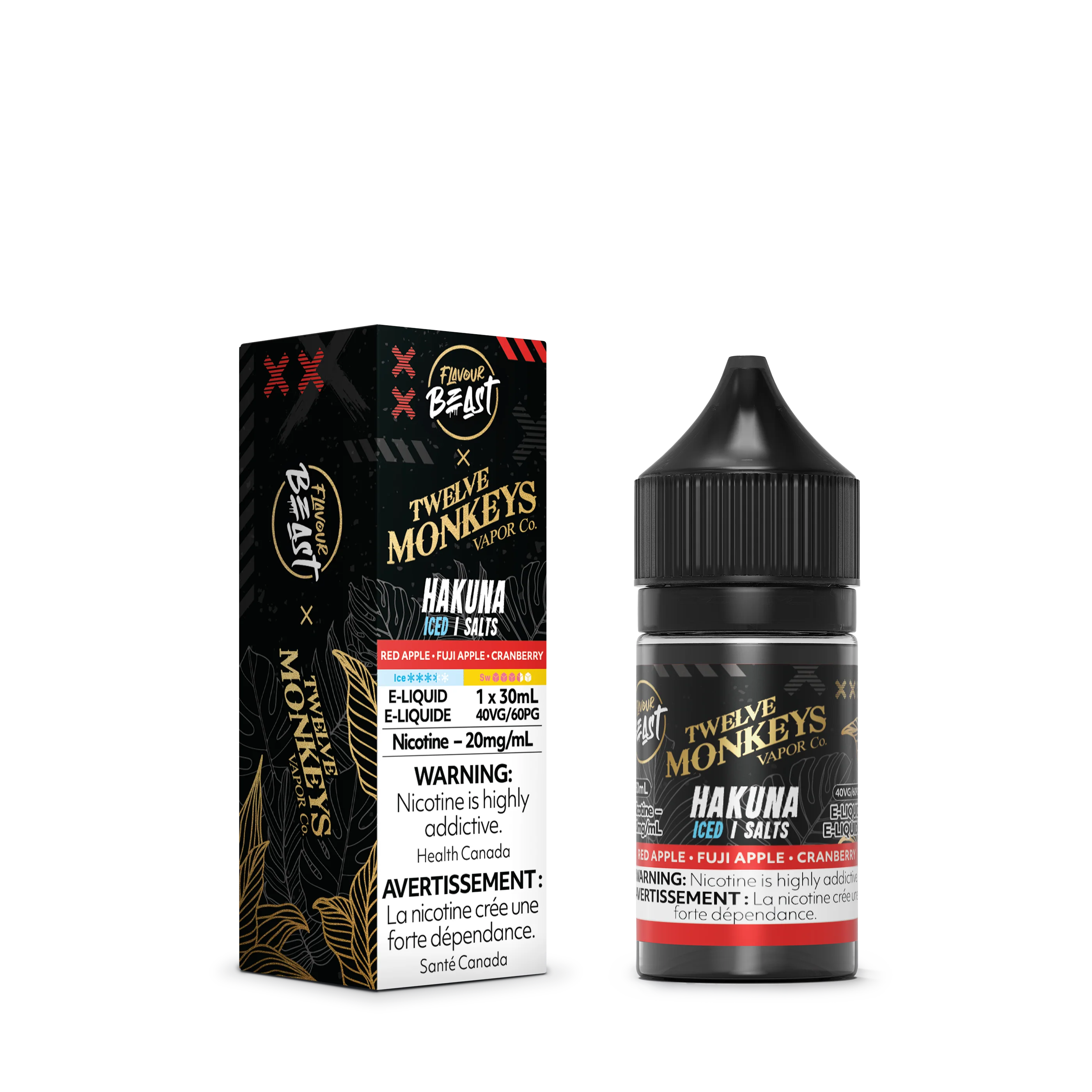 Flavour Beast x Twelve Monkeys E-Liquid (30mL Salt Nicotine) | Online Pricing