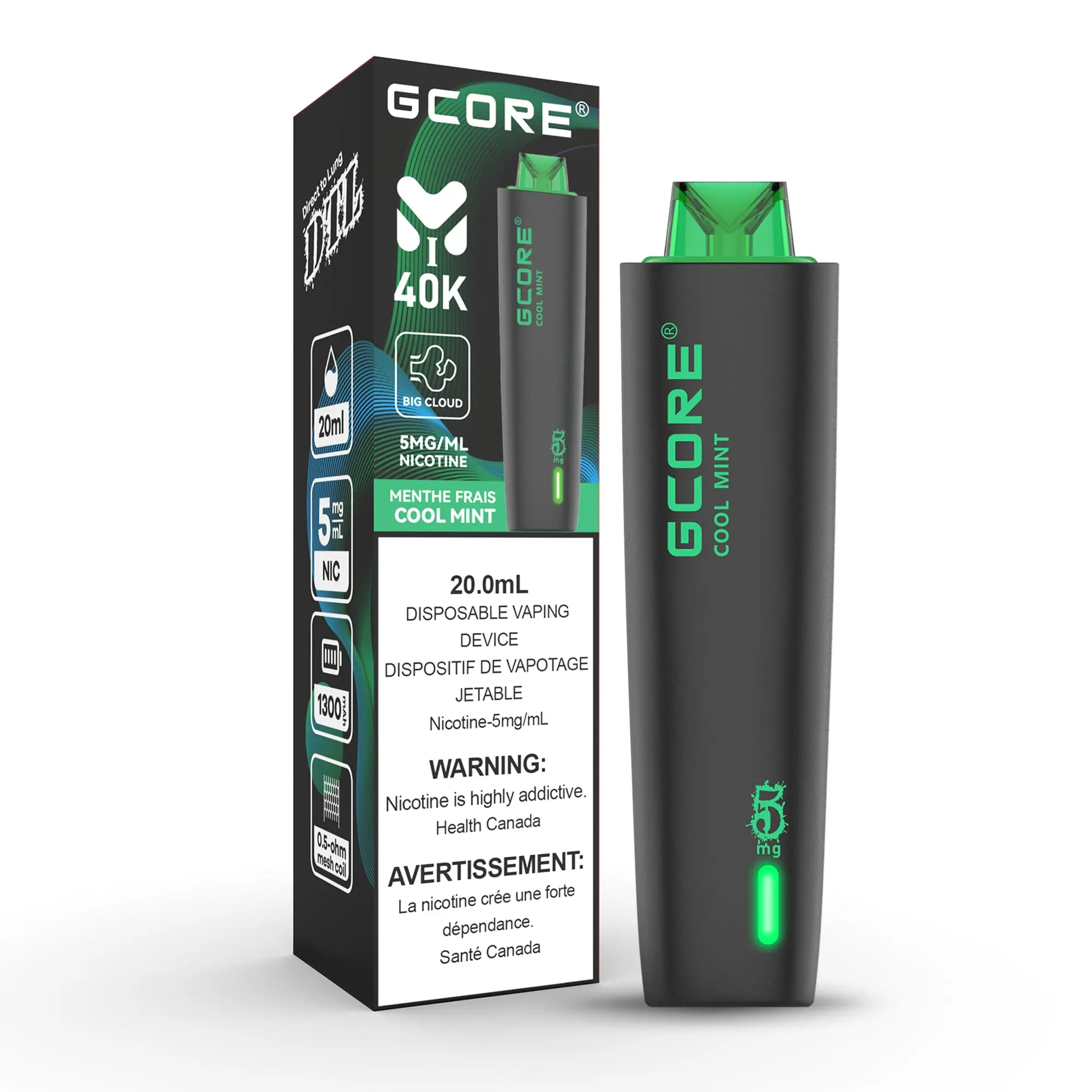 GCORE Hookah (5mg) | Vape Cloud Canada - Image 3