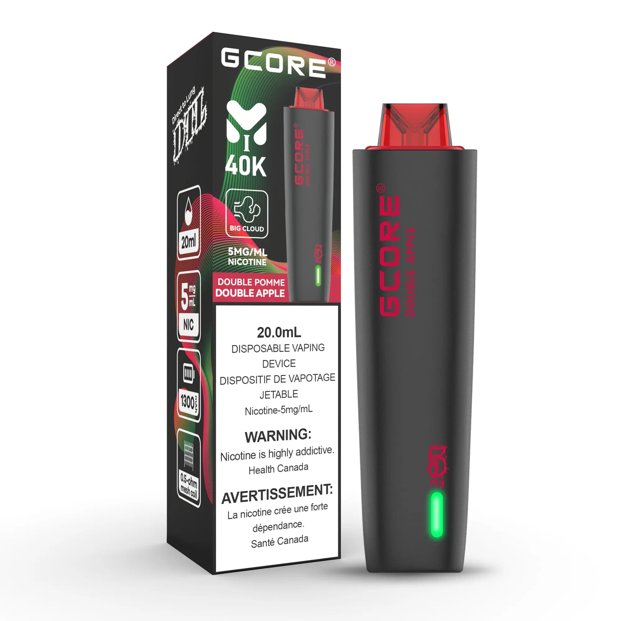 GCORE Hookah (5mg) | Vape Cloud Canada - Image 4