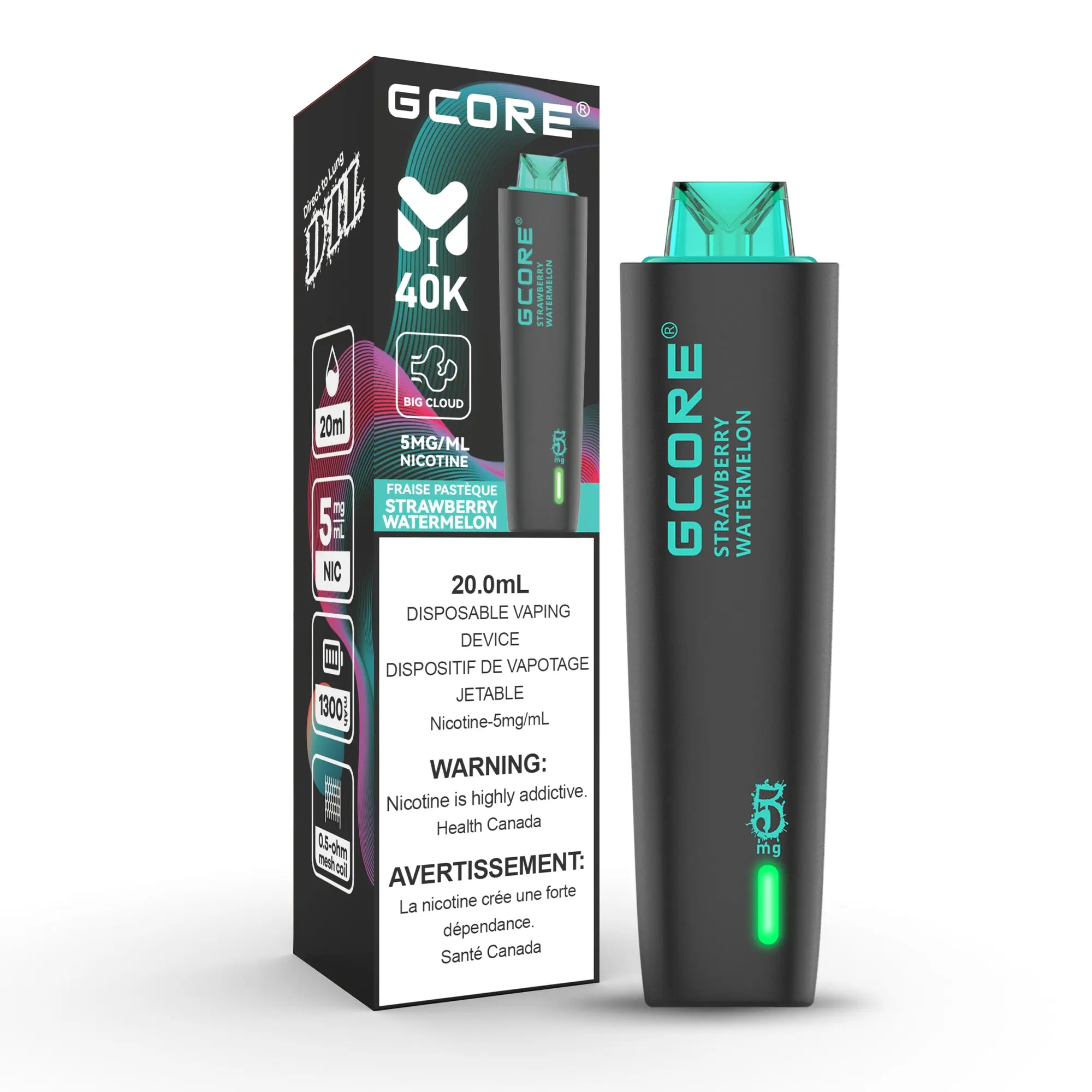 GCORE Hookah (5mg) | Vape Cloud Canada - Image 9