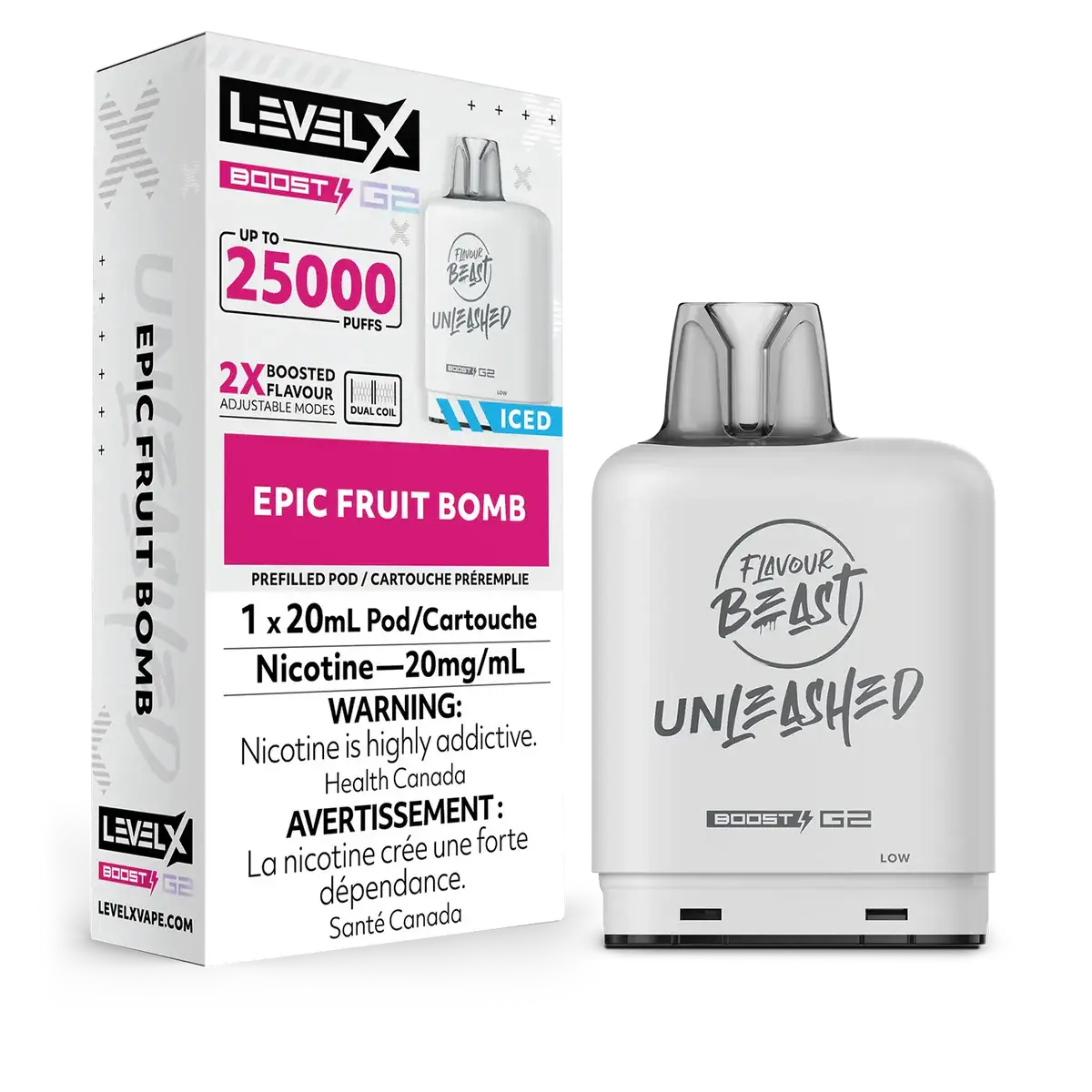 Level X Boost - Flavour Beast Unleashed - Vape Cloud Canada - Image 11