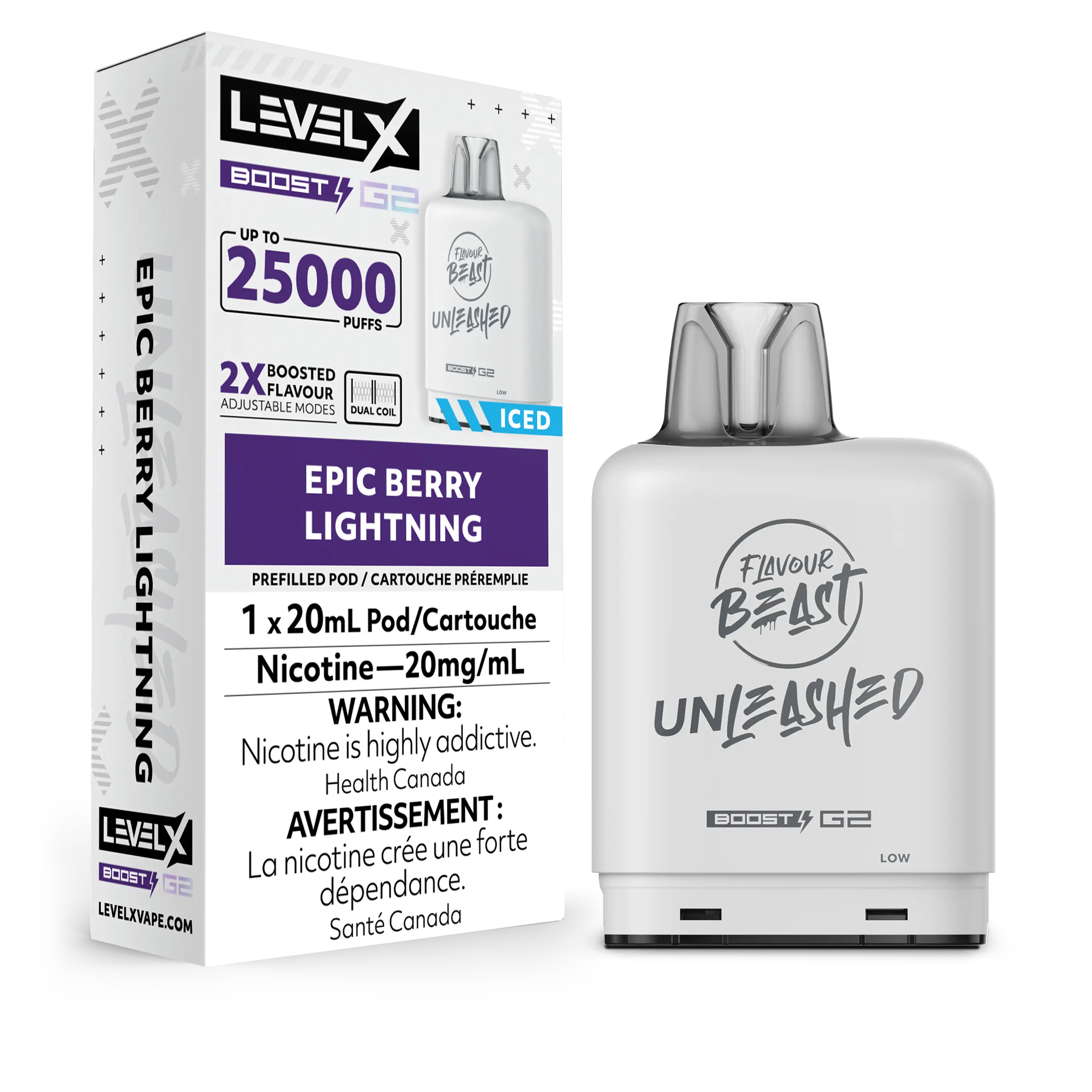 Level X Boost - Flavour Beast Unleashed - Vape Cloud Canada - Image 6