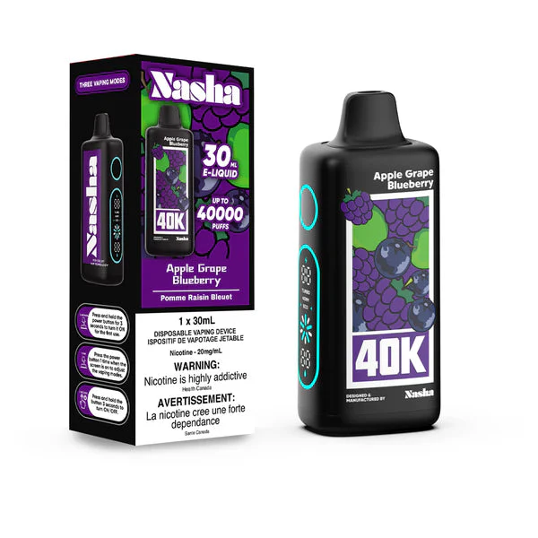 Nasha 40K Disposable Vape | Vape Cloud Canada