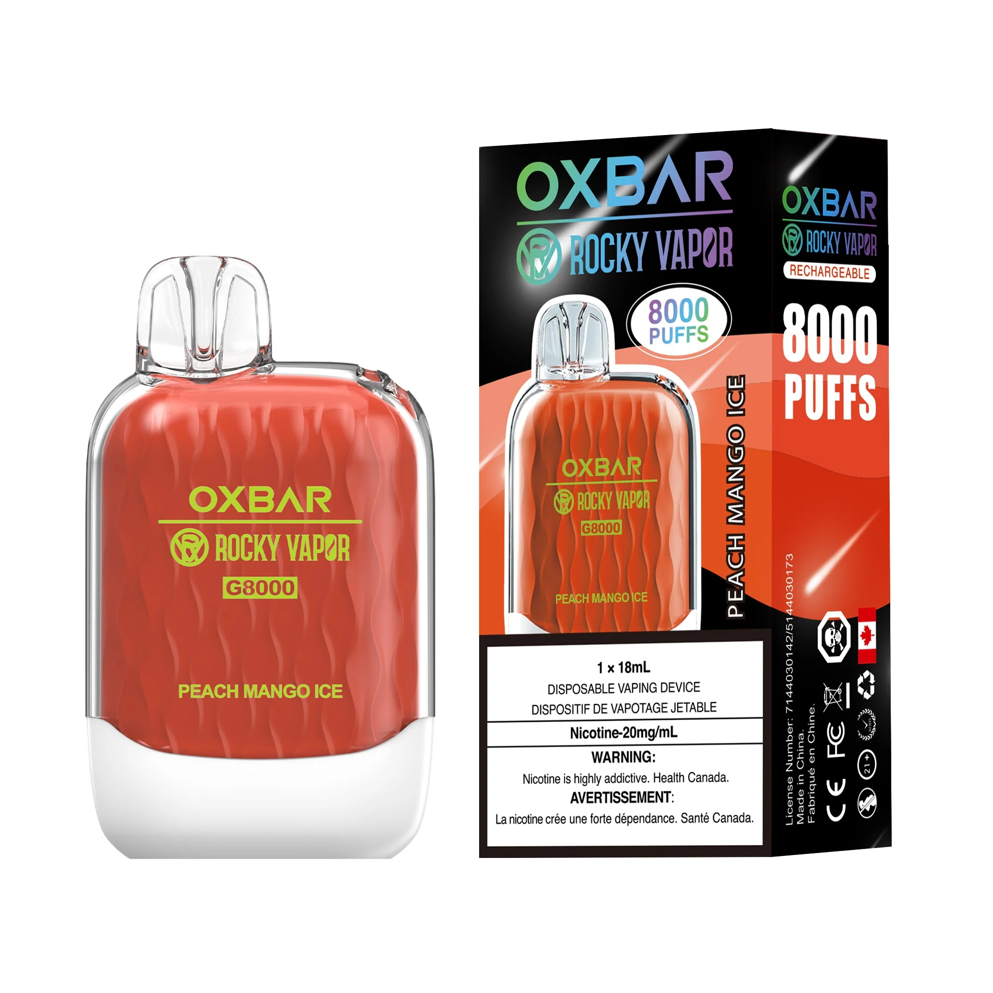 OxBar G8000 | Vape Cloud Canada - Image 10