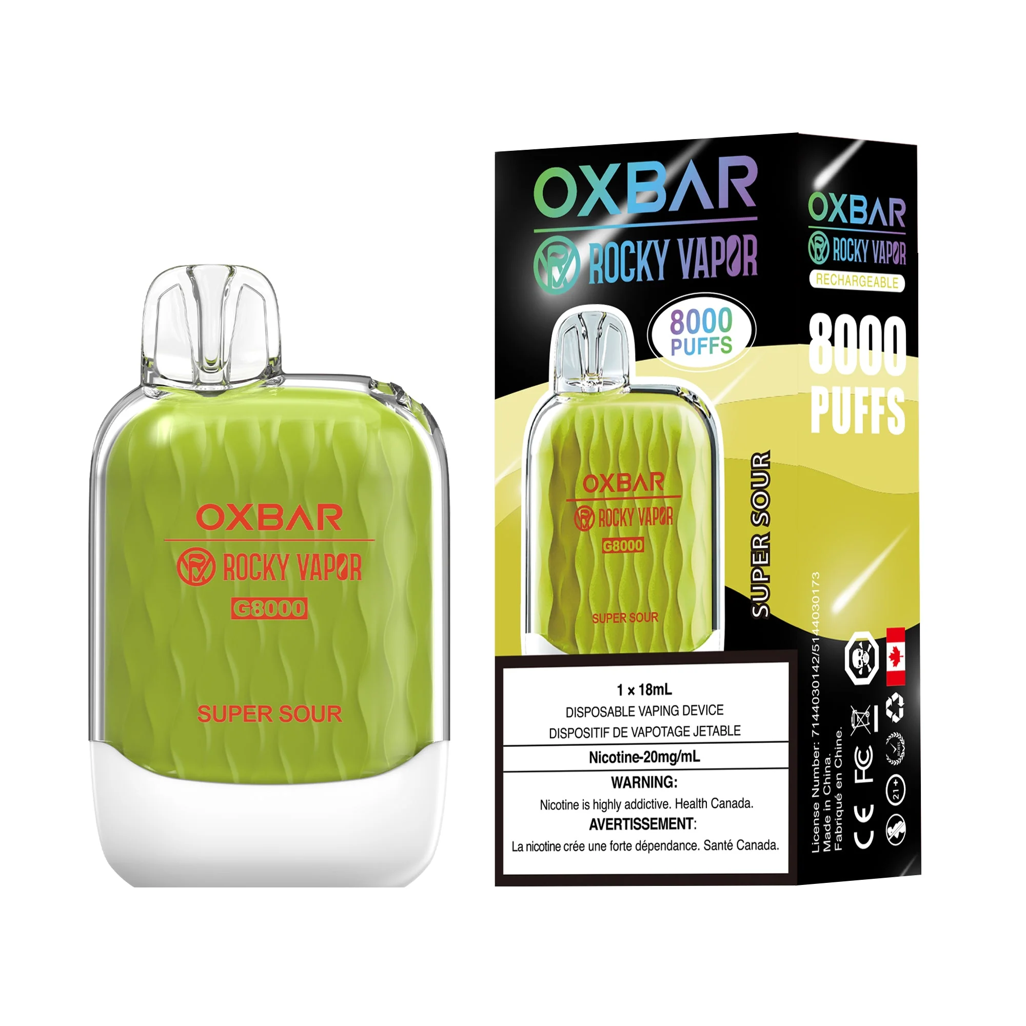 OxBar G8000 | Vape Cloud Canada - Image 17