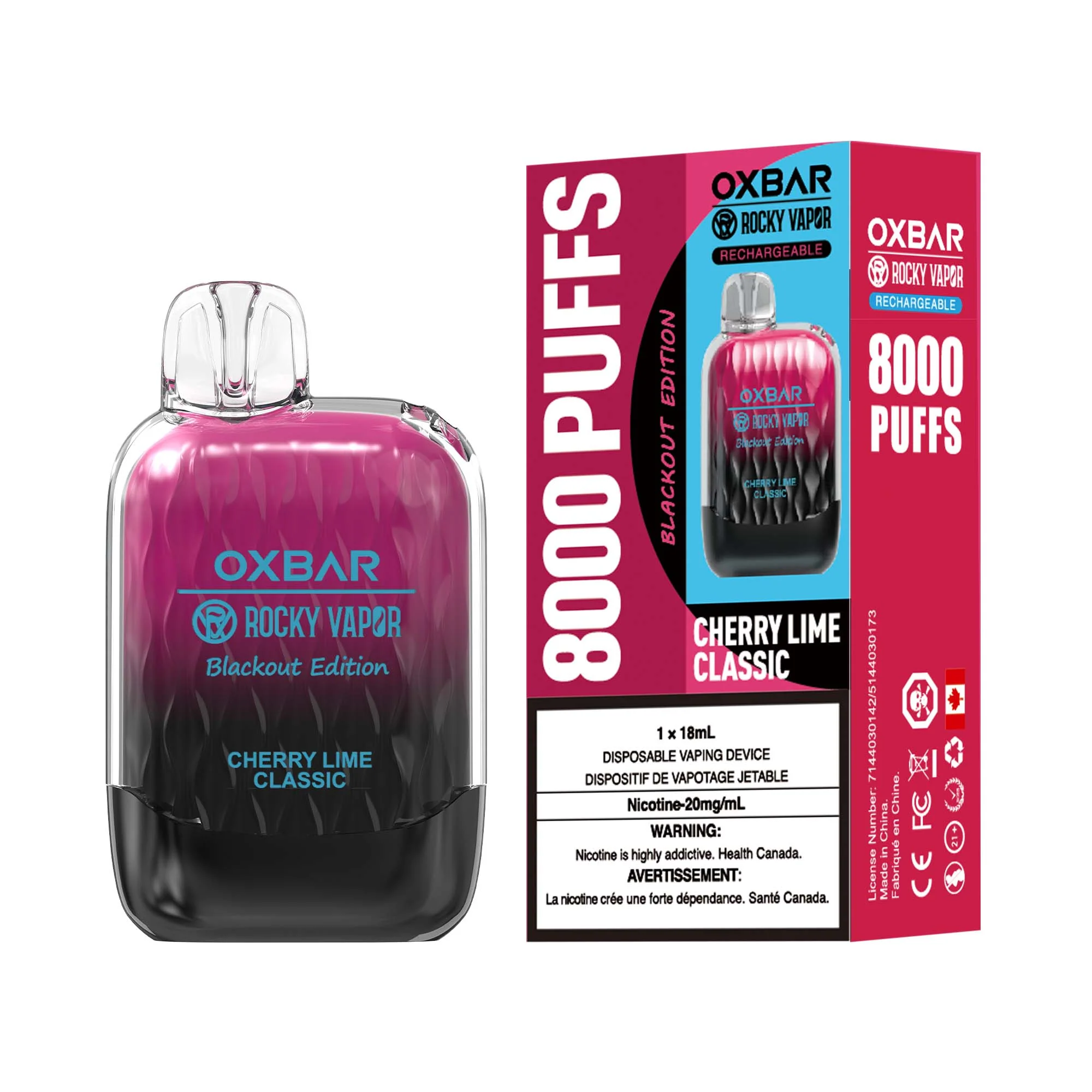 OxBar G8000 | Vape Cloud Canada - Image 3