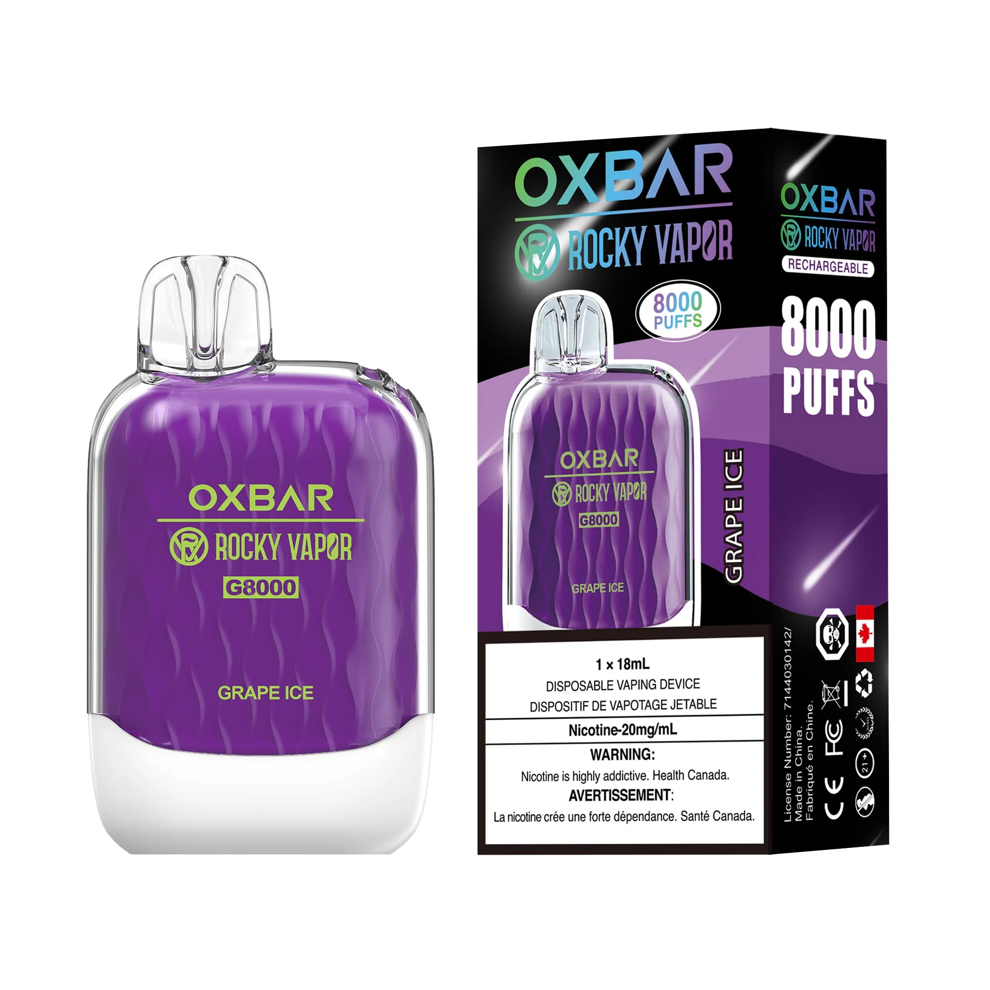 OxBar G8000 | Vape Cloud Canada - Image 7
