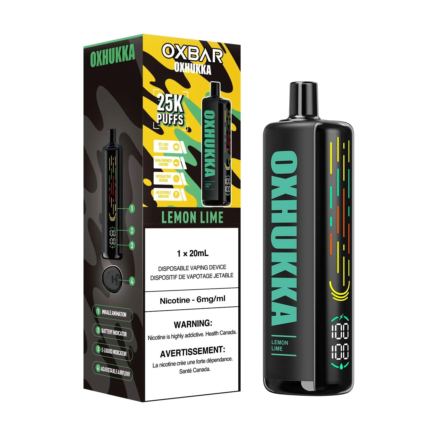 OxBar Oxhukka | Vape Cloud Canada - Image 4