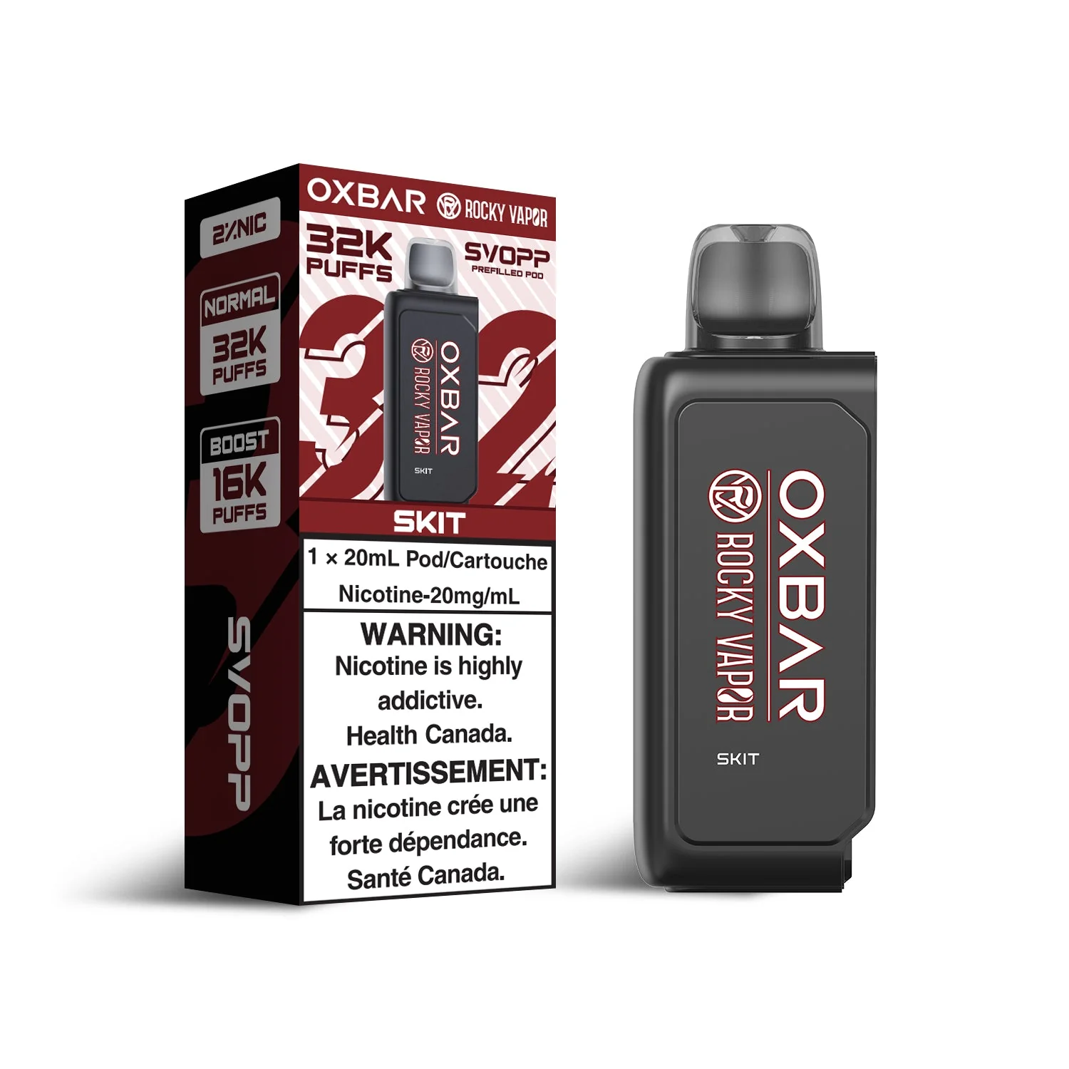 OxBar X Rocky Vapor - Svopp 32k | Vape Cloud Canada - Image 24