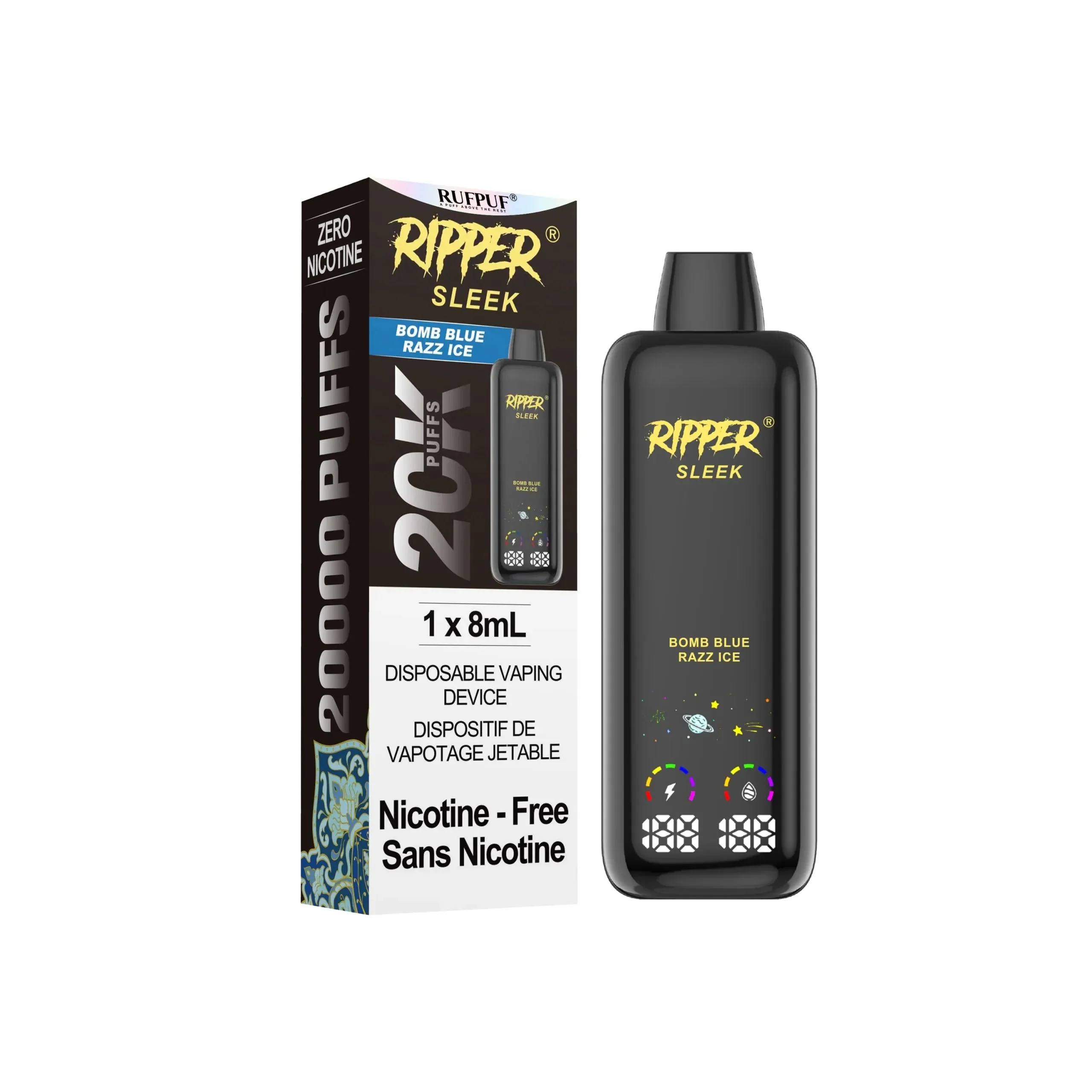 Ripper SLEEK (Zero Nic Available) | Vape Cloud Canada