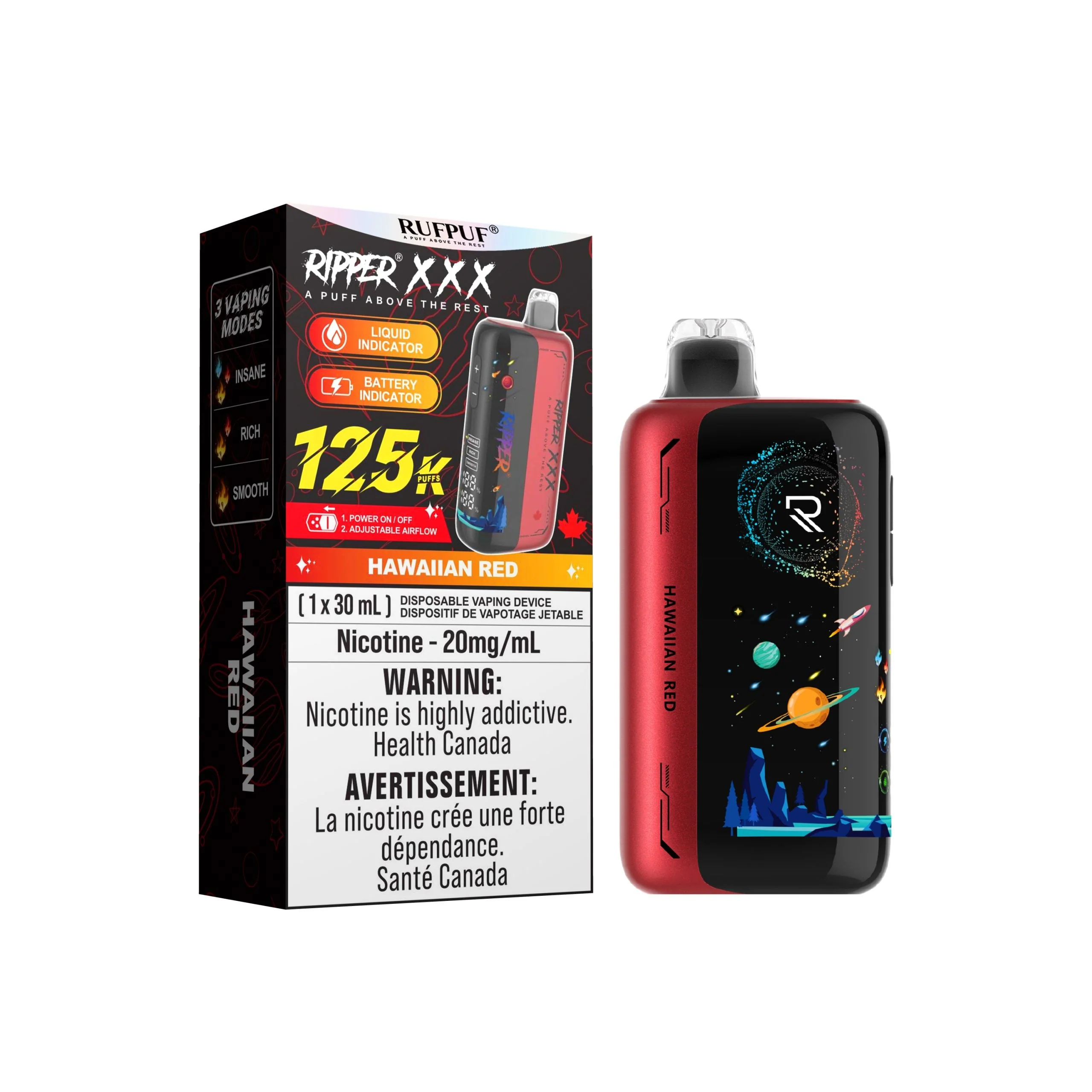 Ripper XXX 125K Disposable Vape