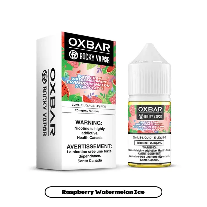 Rocky Vapor Oxbar E-liquids - Raspberry Watermelon Ice | Vape Cloud Canada