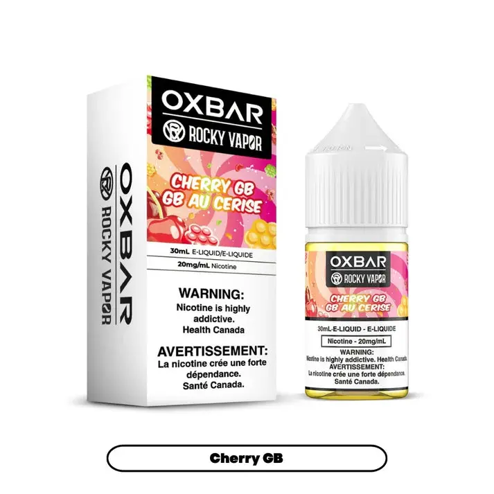 Rocky Vapor Oxbar E-liquids - Cherry GB | Vape Cloud Canada