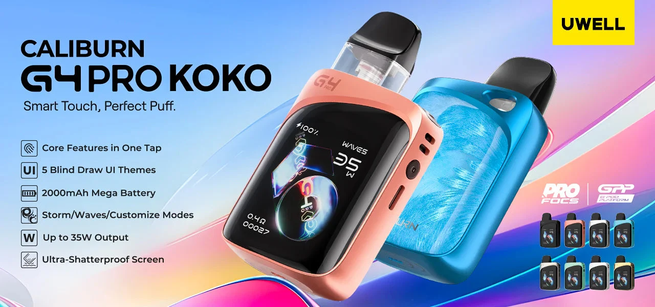 Uwell Caliburn G4 Pro KOKO Open Pod - Image 9
